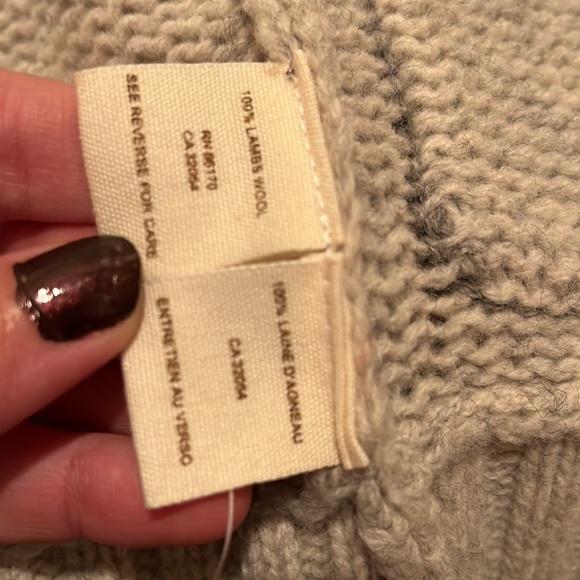 Vintage Free People 100% wool long vest sweater Aztec print - Picture 8 of 9